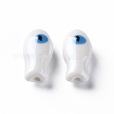 Фарфоровые бусины ручной работы&nbsp;PORC-T007-06A-1