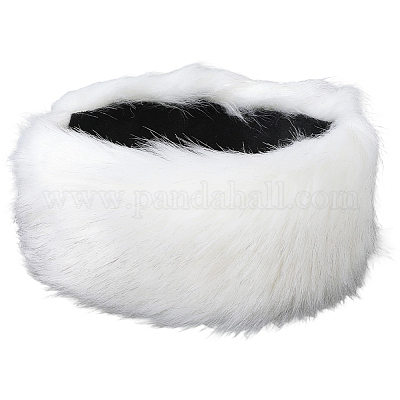 1шт. Теплые повязки на голову из пряжи из искусственного меха&nbsp;COHT-CY0001-01D-1