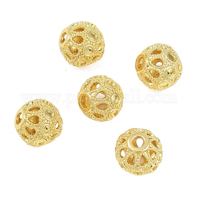 Латунные бусины&nbsp;KK-D120-01G-1