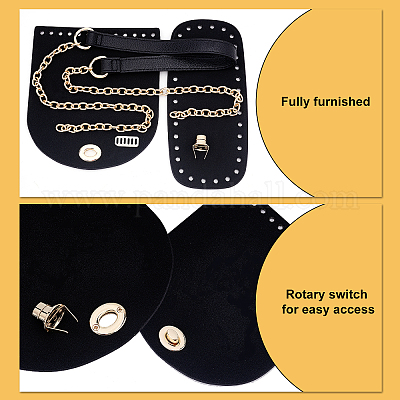 Наборы для изготовления сумок через плечо из искусственной кожи&nbsp;DIY-WH0304-252-1