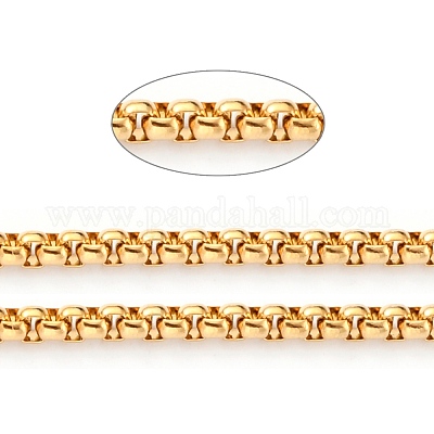 Ионное покрытие (ip) 304 нержавеющая сталь коробчатые цепи CHS-B001-01G-1