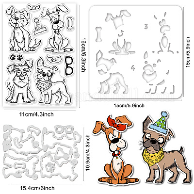 1 лист ПВХ пластиковые штампы DIY-GL0009-06-1