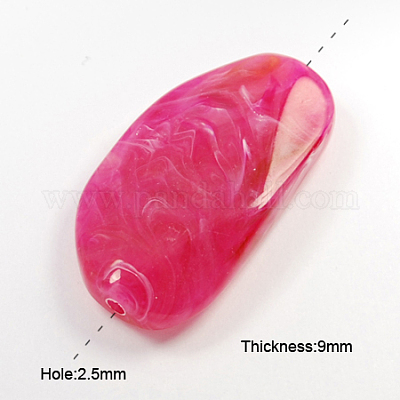 Акриловые бусины&nbsp;MACR-R463-M-1