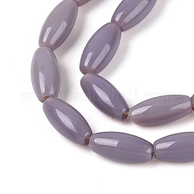 Непрозрачное стекло бисер нитей&nbsp;GLAA-T028-15P-01-1