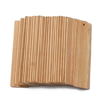 Пустая бамбуковая закладка&nbsp;AJEW-WH0282-58B-1