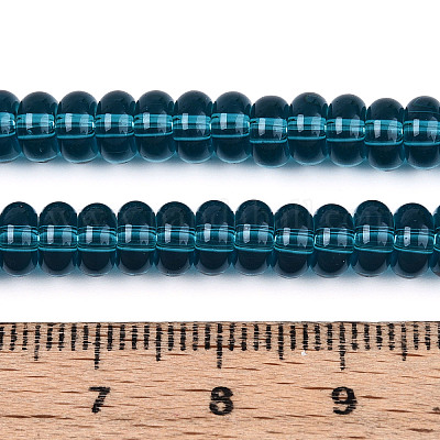 Прозрачные стеклянные бусины&nbsp;GLAA-ZX008-6mm-19D-1