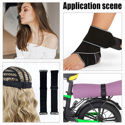 10 ярд плоского нескользящего эластичного шнура из полиэстера и спандекса&nbsp;OCOR-HY0001-45-1