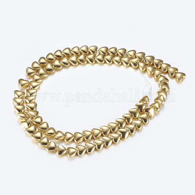 Немагнитные синтетический гематит бисер пряди&nbsp;G-P338-27A-6mm-G-1