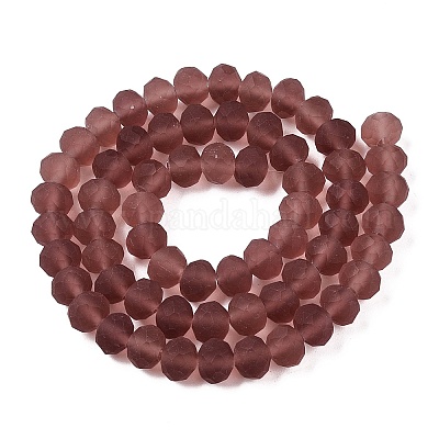 Прозрачные стеклянные бусины&nbsp;LS-EGLA-A044-T8mm-MD13-1