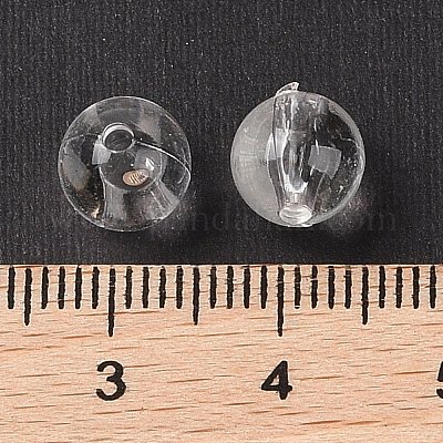 Прозрачные акриловые бусины&nbsp;X-PL526_8MM-1