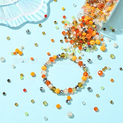 1000шт стеклянные бусины&nbsp;GLAA-CJC0001-24C-1