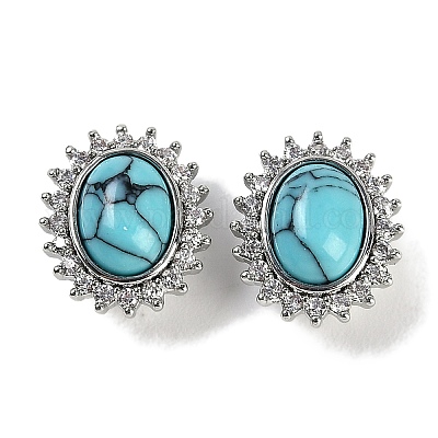 Синтетический бирюзовый пришитый стразы KK-P283-02B-P-1