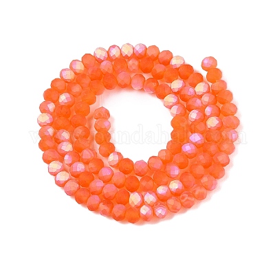 Прозрачные стеклянные бусины EGLA-A044-T3mm-MB25-1