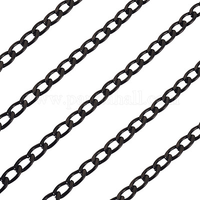 Цепи панцирные граненые из оксидированного алюминия длиной 5 м&nbsp;CHA-TA0001-23-1