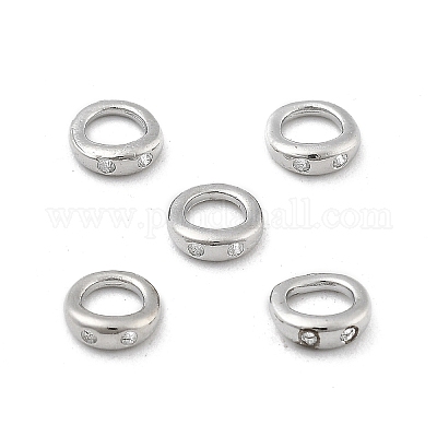 Латунные кольца-шармы-соединители&nbsp;LS-KK-M306-04P-1