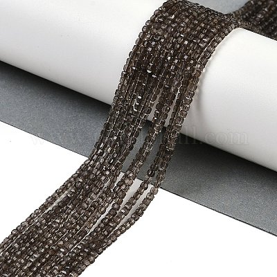 Природный дымчатый кварц нитей бисера&nbsp;G-P553-E06-01-1