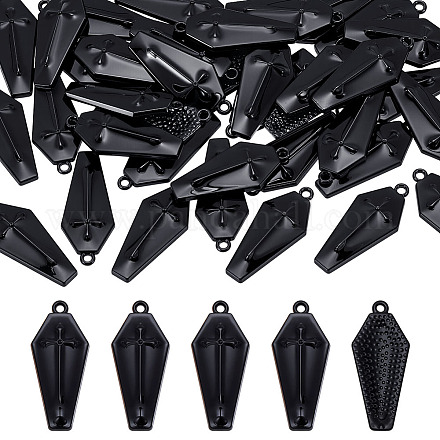 40шт хэллоуин тема сплава эмаль подвески&nbsp;ENAM-ME0001-42-1