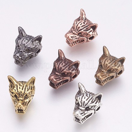 Сплавочные овальные бусины тибетского стиля &nbsp;PALLOY-K234-05-1