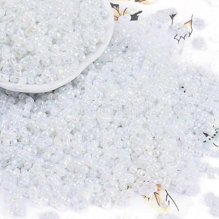 Непрозрачные цвета блестящие стеклянные бусины X1-SEED-K010-04D-1