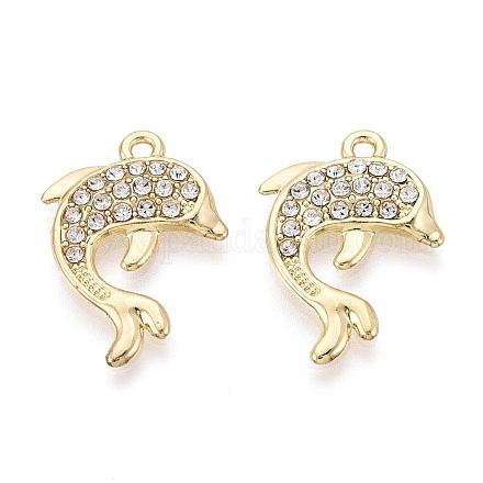 Подвески из сплава и хрусталя со стразами&nbsp;PALLOY-T095-11KCG-1