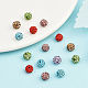 Бусины со стразами&nbsp;RB-H284-6MM-Half-M-4