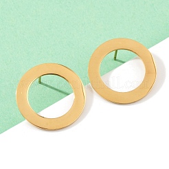 Серьги-гвоздики из нержавеющей стали 304&nbsp;EJEW-B139-01G