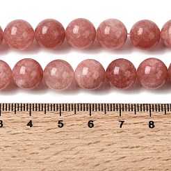 Бусины из натурального белого нефрита&nbsp;G-H348-10mm-09