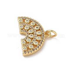 Латунные микро проложить кубического циркония подвески&nbsp;KK-D502-29A-G