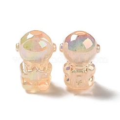 УФ-покрытие радужными переливающимися акриловыми бусинами&nbsp;PACR-M002-06