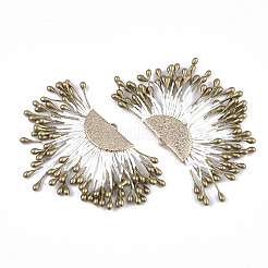 Кулон с кисточкой из поликоттона (полиэстер)&nbsp;X-FIND-T041-12