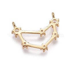 Латунные микро проложить кубического циркония подвески&nbsp;ZIRC-F099-20G-03