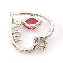 Латунные микро проложить кубического циркония подвески&nbsp;KK-I672-12