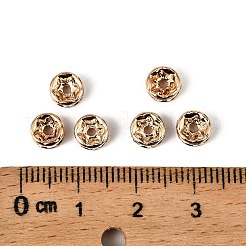 Латунные бусины разделители для поставки стразов&nbsp;RB-A014-Z6mm-01LG-NF