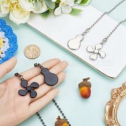 2 комплект двухцветных удлинителей цепи для потолочного вентилятора из сплава&nbsp;FIND-CP0001-81