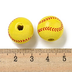 Набивные деревянные европейские бусины&nbsp;WOOD-G022-11B