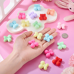 24 шт. 8 стиля вишневых экологически чистых силиконовых фокусных бусин пищевого класса&nbsp;SIL-TA0003-06