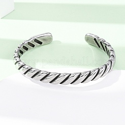 Ретро-браслеты-манжеты из хирургической нержавеющей стали 316&nbsp;BJEW-C142-05AS