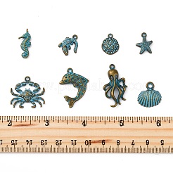 16шт 8 стиля подвески из сплава в тибетском стиле&nbsp;PALLOY-FP0001-03