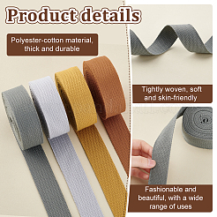 4 рулон поликоттоновой ленты 4 цветов&nbsp;OCOR-PH0004-81B