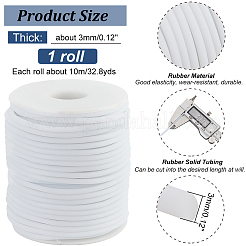 1 рулон ПВХ трубчатый сплошной синтетический резиновый шнур&nbsp;OCOR-NB0002-55B