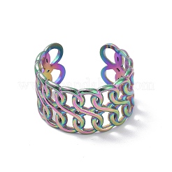 Ионное покрытие (ip) 304 нержавеющая сталь бесконечность открытое манжетное кольцо&nbsp;STAS-E168-08M