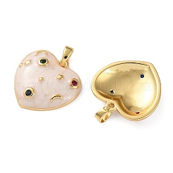 Латунные микро проложить кубического циркония подвески&nbsp;KK-D221-07G