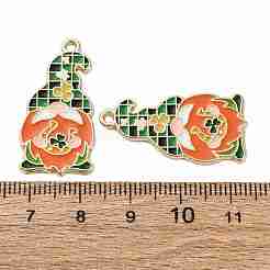 Подвески из сплава с эмалью ко дню святого патрика&nbsp;ENAM-V002-02F-G