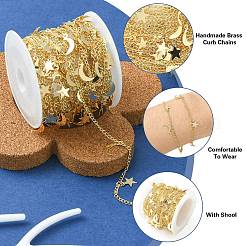 Латунные цепочки ручной работы&nbsp;CHC-CJ0001-37