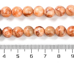 Нити бусин цвета натуральной бирюзы&nbsp;TURQ-U001-02B