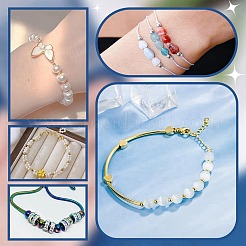 200 шт. 5 стиля 304 нержавеющая сталь разделительные бусины&nbsp;STAS-AR0002-55