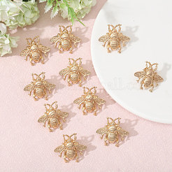 12 шт. броши из сплава пчел для одежды рюкзака&nbsp;JEWB-CA0001-53G