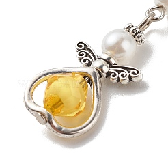 Акриловые искусственные жемчужные украшения из бисера ангела&nbsp;X1-HJEW-JM00741