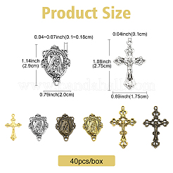 40шт 8 стиля подвески из сплава в тибетском стиле&nbsp;TIBEP-YW0001-88