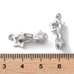 925 застежка из стерлингового серебра с родиевым покрытием&nbsp;STER-D005-10P